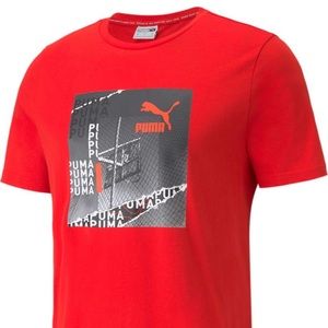 Puma men's XL Cotton graphic shirt. NWT.